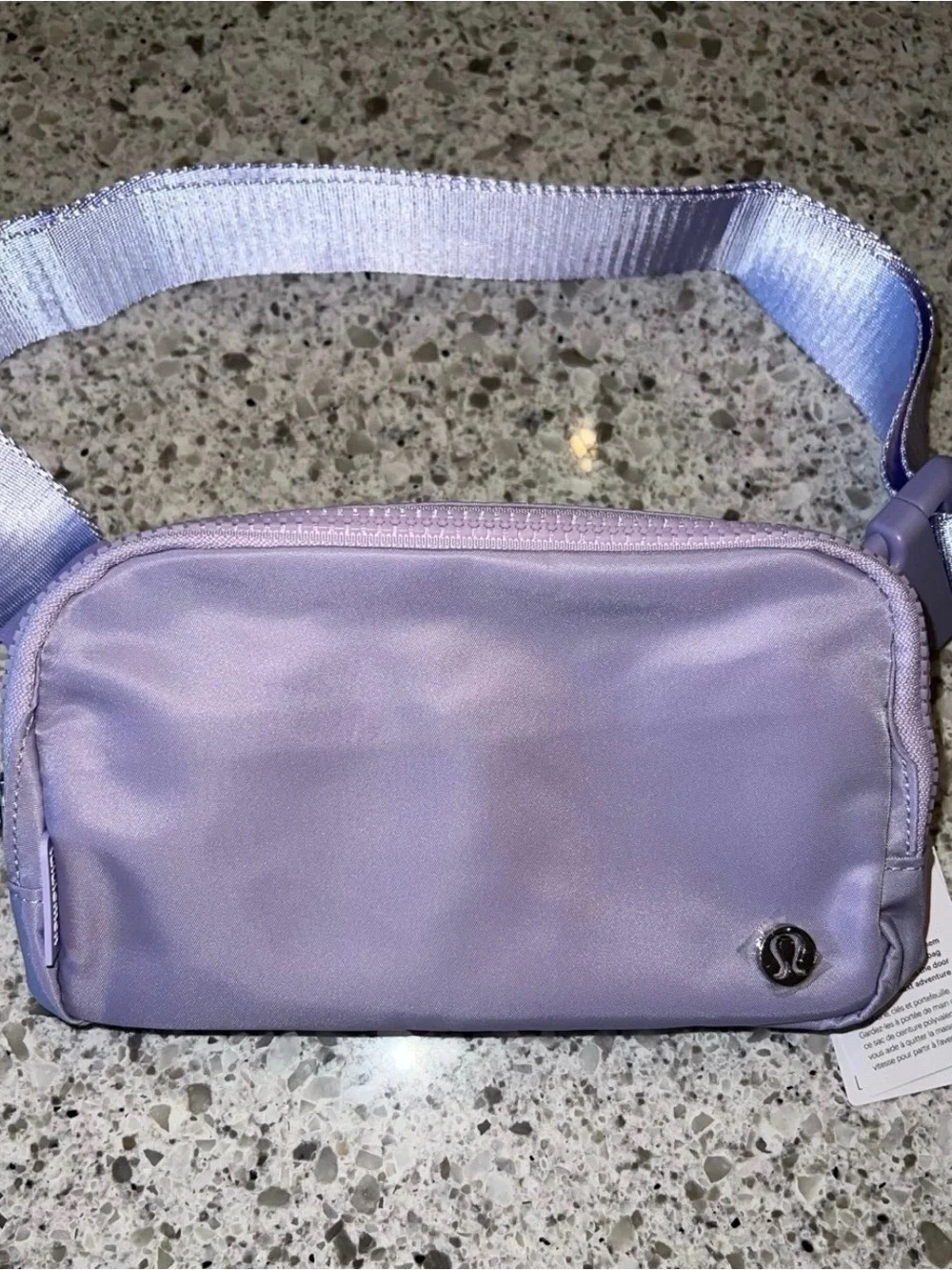 Lavender color belt bag